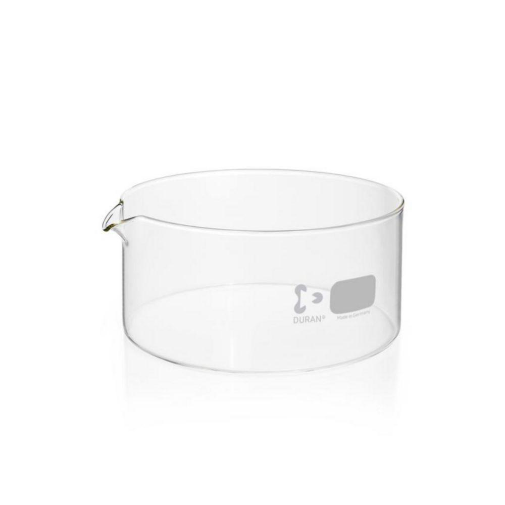 DWK Duran 2000 mL Crystallizing Dish with Spout, Diameter 190 mm, Height 90 mm