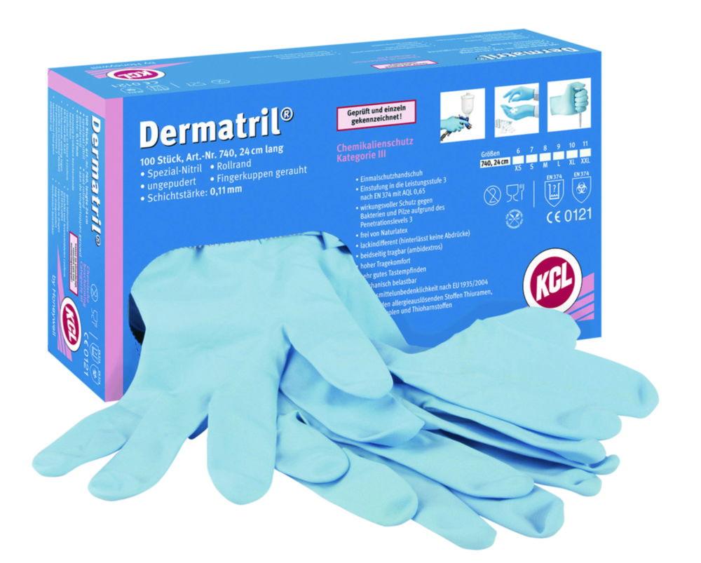 Honeywell KCL Dermatril 740 Disposable Gloves – Size 10, Pack of 100