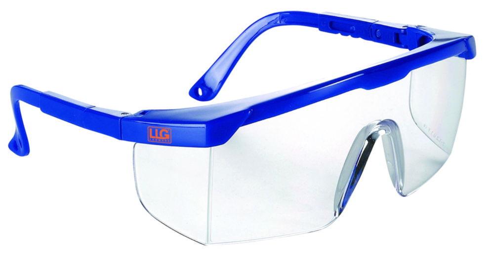 LLG Protection Spectacle Classic Blue Frame Clear Lenses 2C-1.2 U 1 F CE Anti-Scratch