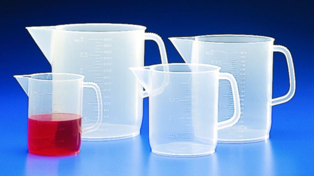 Kartell Measuring Jugs 2000 mL PP Autoclavable Grad Low Form