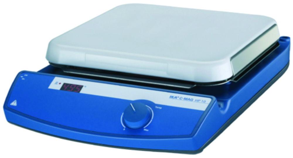 IKA Hotplate C-MAG HP 10 S 3 IKATHERM, Glass Ceramics with Swiss Plug