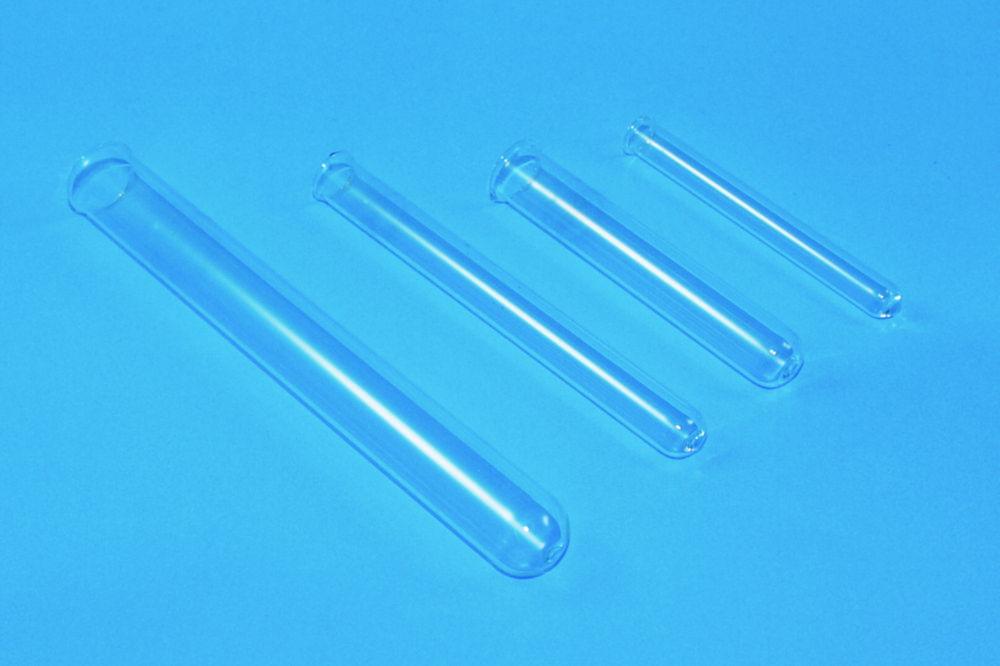 LLG Test Tubes Fiolax 12 x 100 mm with Beaded Rim Pack of 100