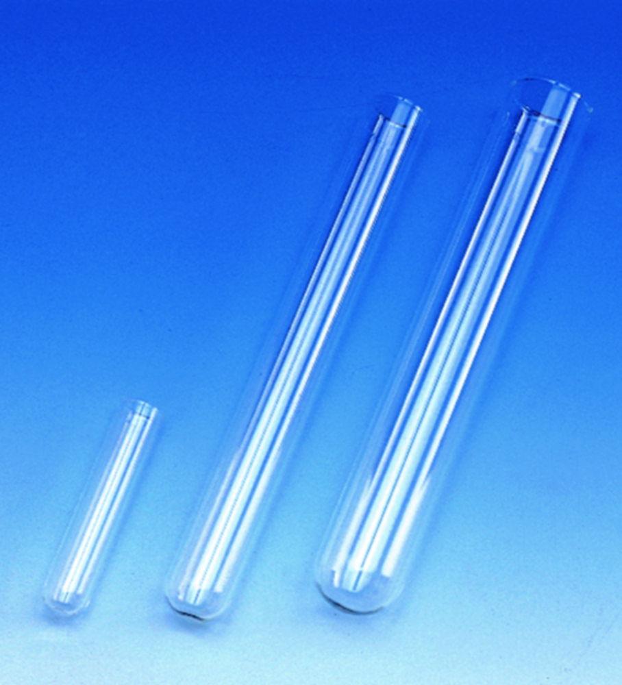 LLG Test Tubes 180 × 20 mm Soda-Lime Glass with Flange Rim Pack of 100