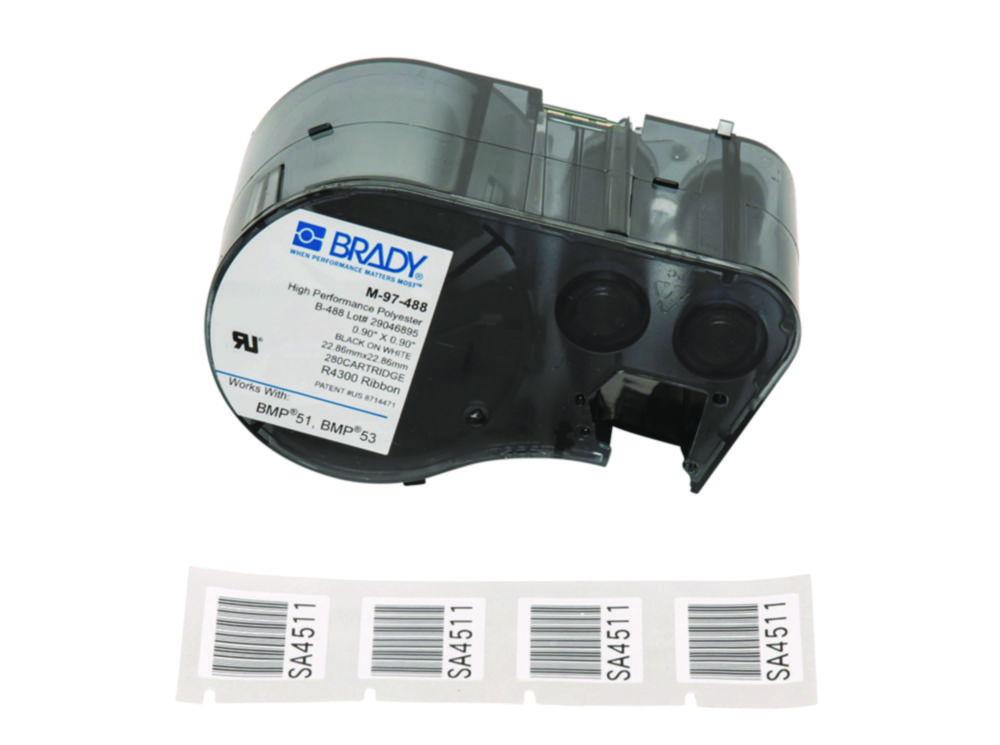 Brady Labels M4-81-488 for M410/BMP41/M510/BMP51/M511 Pack of 160 Labels