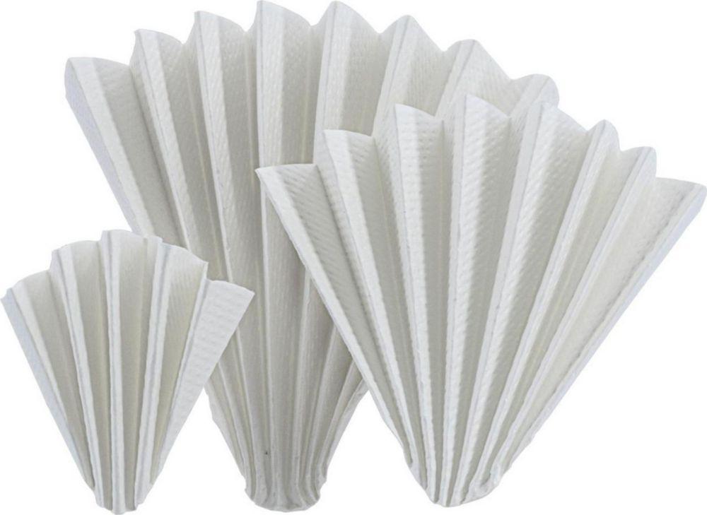 Macherey-Nagel Filter Papers Folded MN 612 1/4, 90 cm Diameter, Pack of 100

