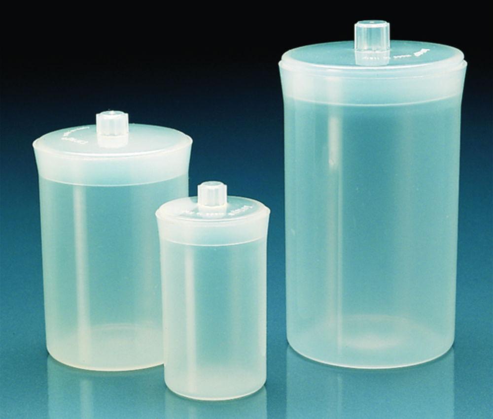 Kartell Weighing Bottles 35 x 60 mm 65 mL PP with Push-On Lid