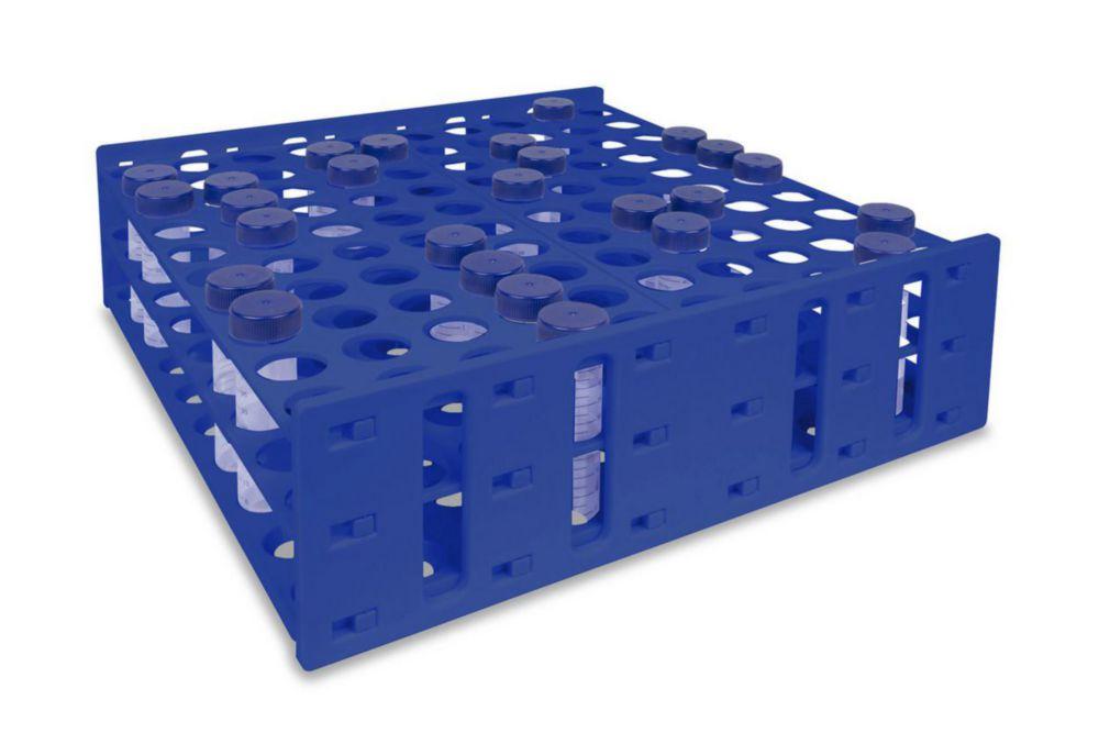 Heathrow Scientific Mega Rack ABS for 100 x 50mL (28-32mm) Tubes - Blue