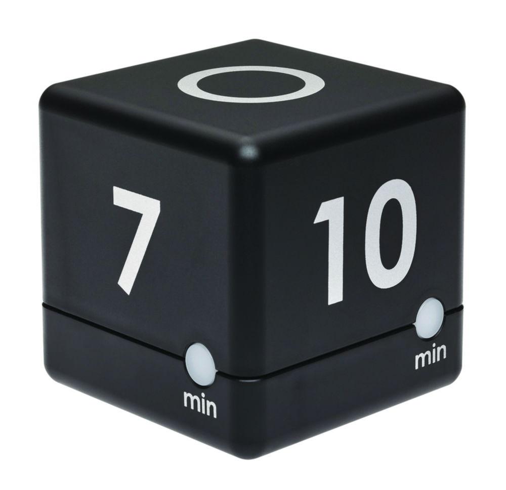 TFA Dostmann CUBE Timer Black 3-5-7-10 Minutes

