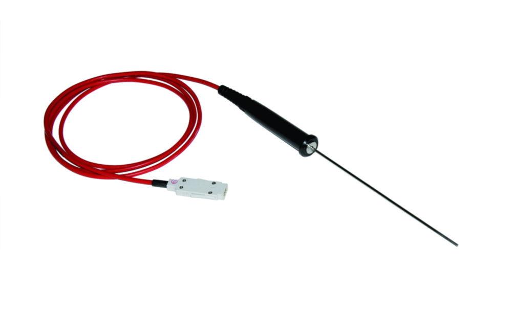 Ludwig Schneider Pt100 Metal Sensor with Handle – Class A, −90 to +350 °C, 300 mm, Ø 4 mm, 5 m Cable