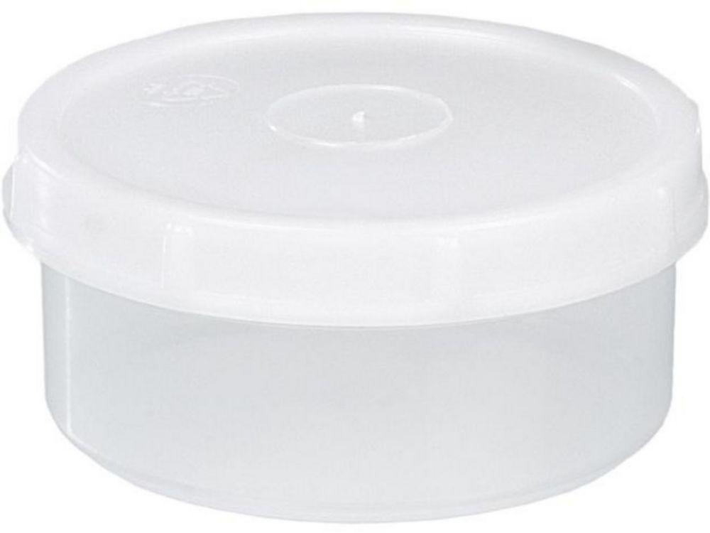 Bürkle Screw-bin 250 ml, PP Transparent, 104 x 50 mm with Screw-Cap PE