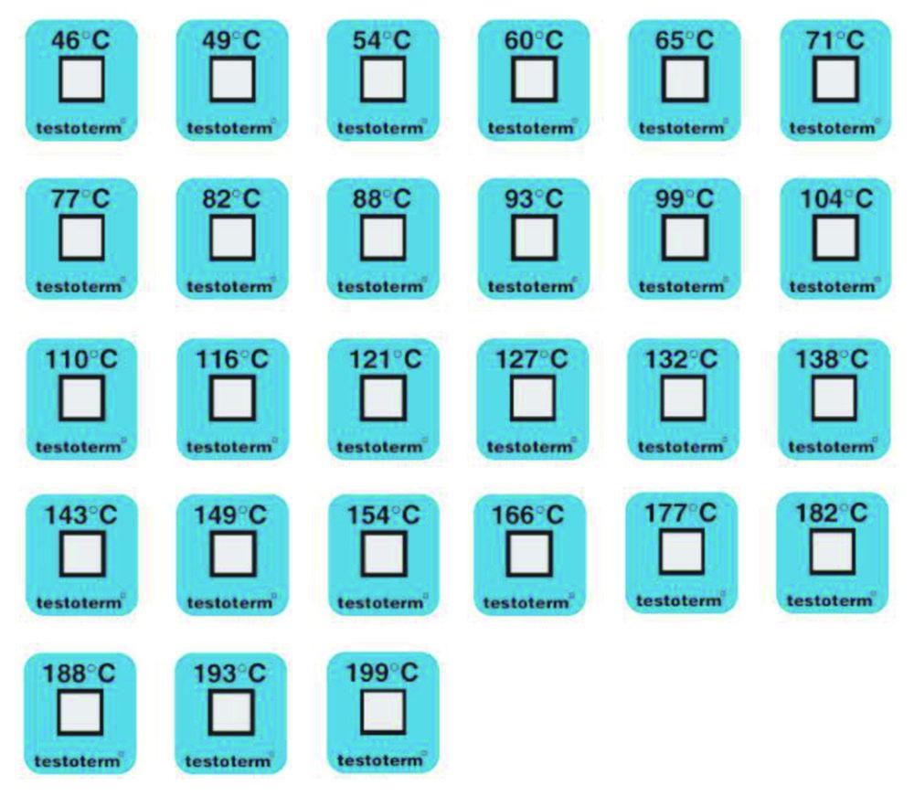 Testo measuring points (50 pcs.) 82°C