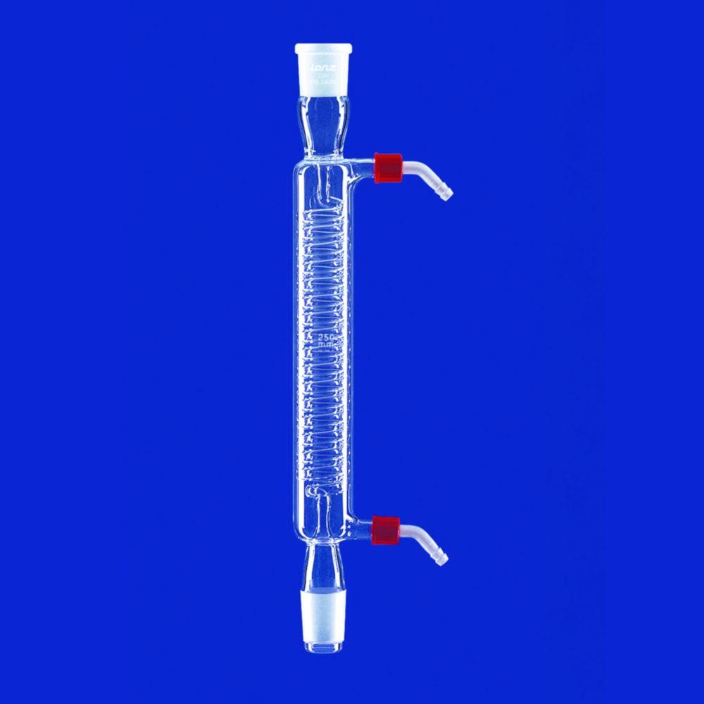 Lenz-Laborglas Spiral Condensers, Socket/Cone NS 14/23 Jacket L.mm 160

