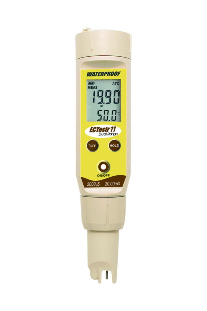 Thermo Eutech Pocket Tester EC-Testr 11 Dual-Range with ATC, Temperature Display