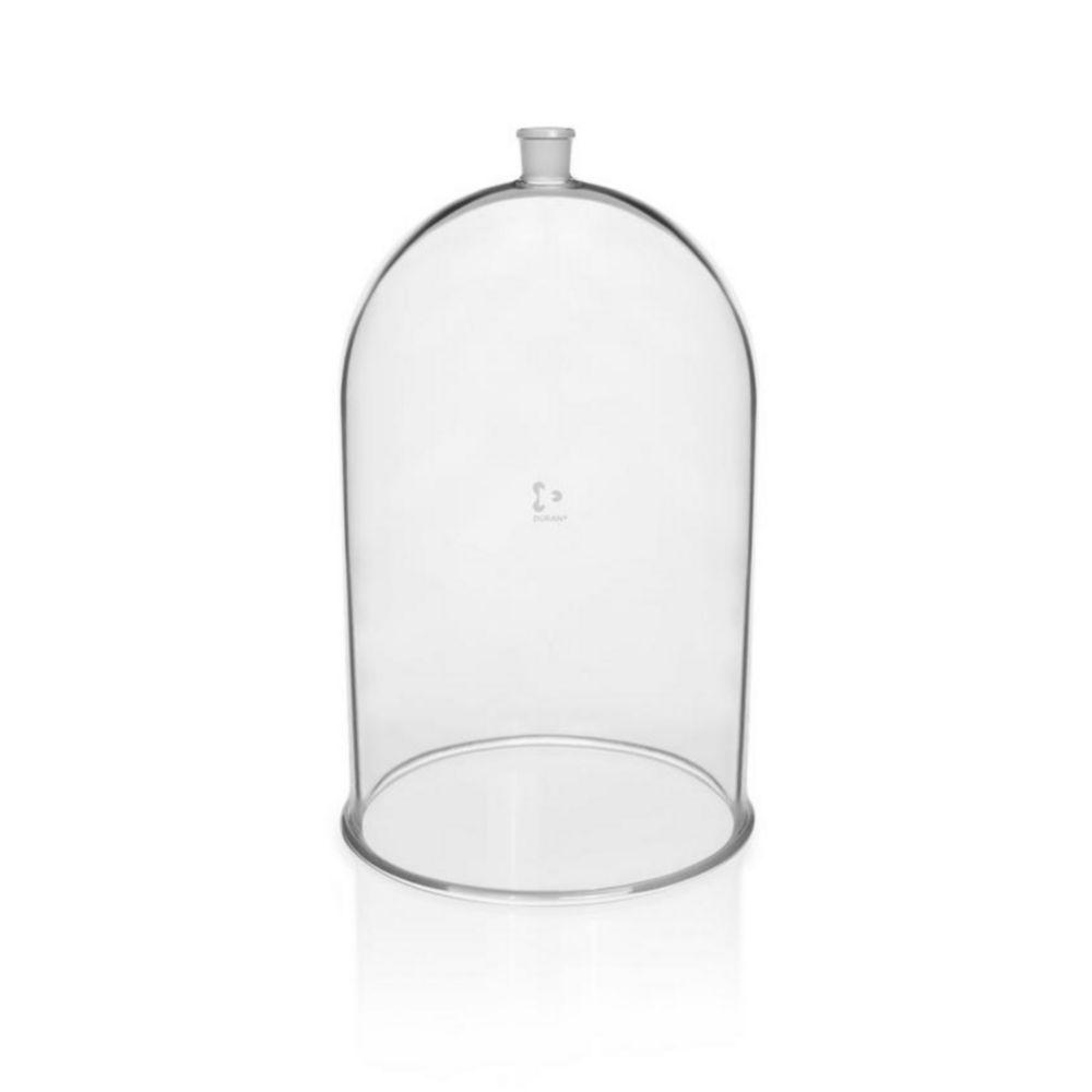 DWK Duran Bell Jars with Neck Bore for Vacuum Use, 500 x 315 mm

