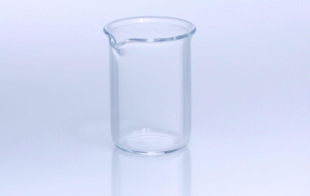 Beakers,quarz glass, low form, ca. 100 ml