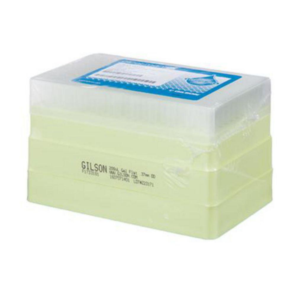 GILSON Gel Loading Flat Tips E200 Pack of 200