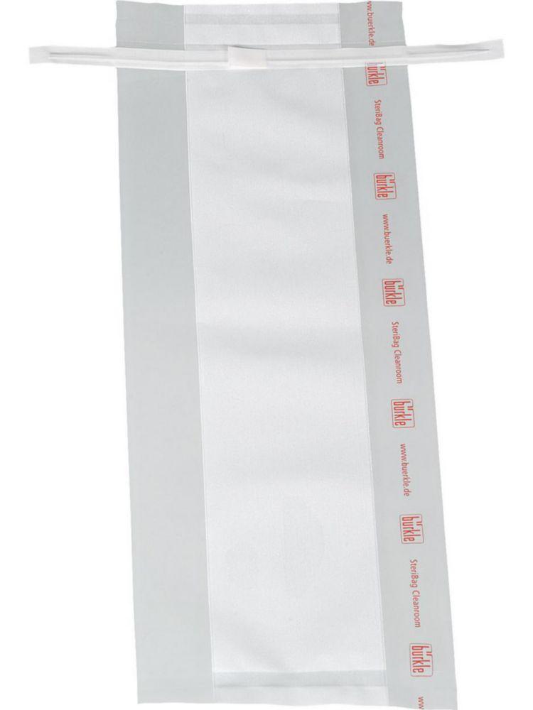 Bürkle SteriBag Cleanroom Sample Bag 800 ml PE, Transparent, 305x114 mm, with Write-On Panel, Sterile, Pack of 500