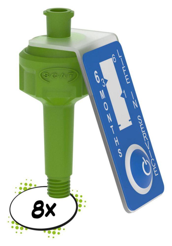 Air valve, GreenLine pack of 8