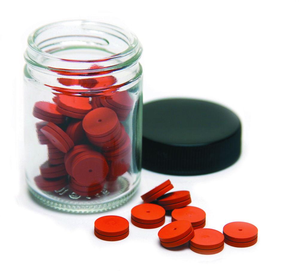 Hamilton High-Temperature Septa, Diam. 17.00 mm, Pack of 50
