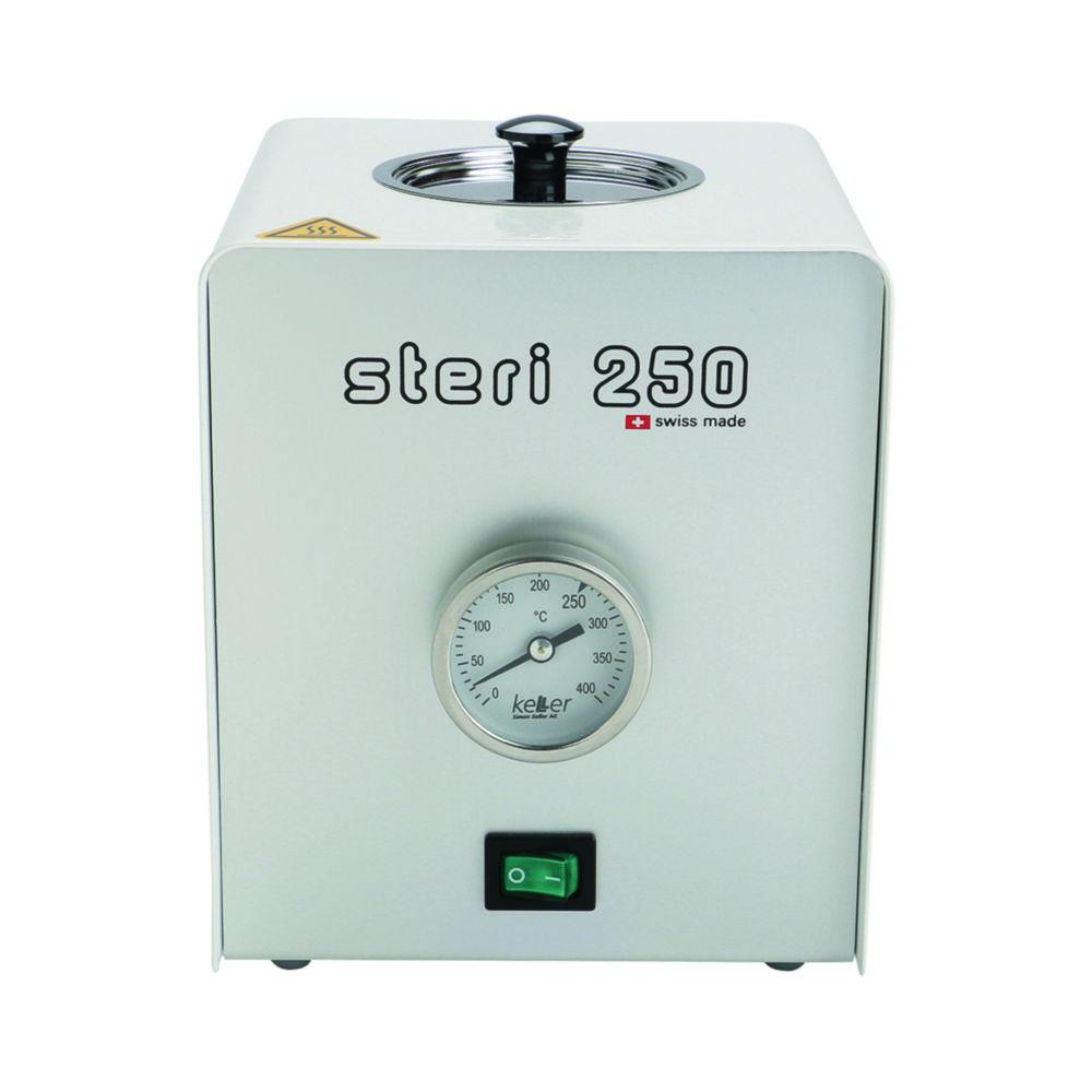 Simon Keller Steri 250 Seconds Sterilizer including 150g Bag Glass Beads, Glass Cup 31110, Device Lid 31111, 220-240V w/ EU Plug