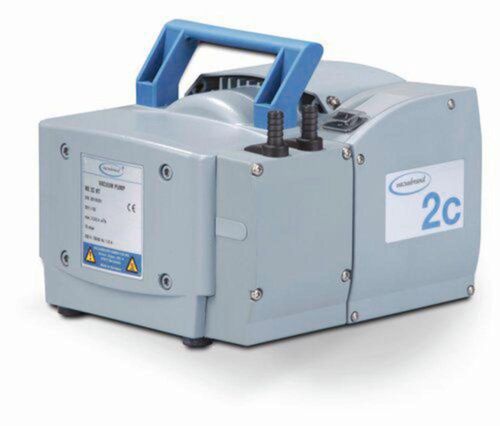 Vacuubrand Chemistry Membrane Pump ME 2C NT, 230 V, 50/60 Hz, with CEE Plug