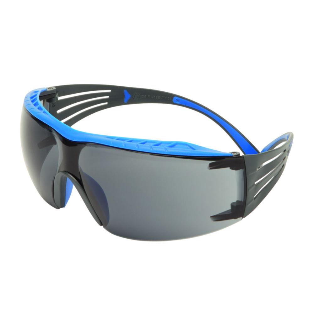 3M™ SecureFit™ 400 Series Safety Glasses SF402XSGAF-BLU with Gray Scotchgard™ Anti-Fog/Anti-Scratch Lens​