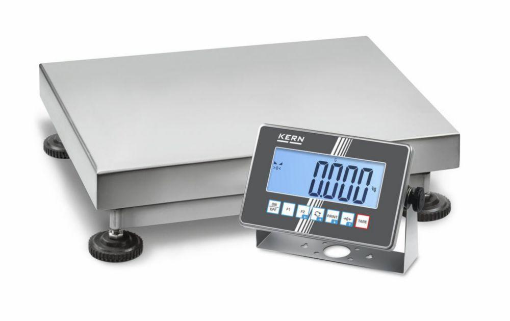 Kern & Sohn Platform Scale SXC 10K-3M, 6 kg / 15 kg, 0.002 / 0.005 kg, Weighing Plate 300 × 240 mm
