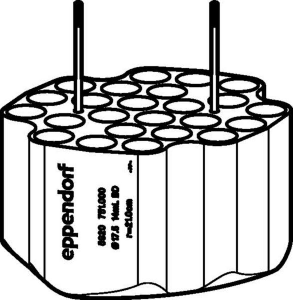 Eppendorf Adapter for S‑4×Universal‑Large Rotor – 24 × 14 mL Vessels (Pack of 2)