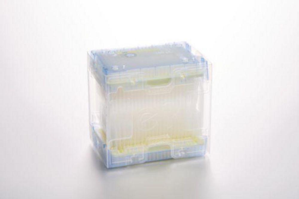 Eppendorf epT.I.P.S. 384 Reloads, 0.5-100 µL, 53 mm, Light Yellow, Colourless Tips, 3.840 Tips (10 Trays × 384 Tips)

