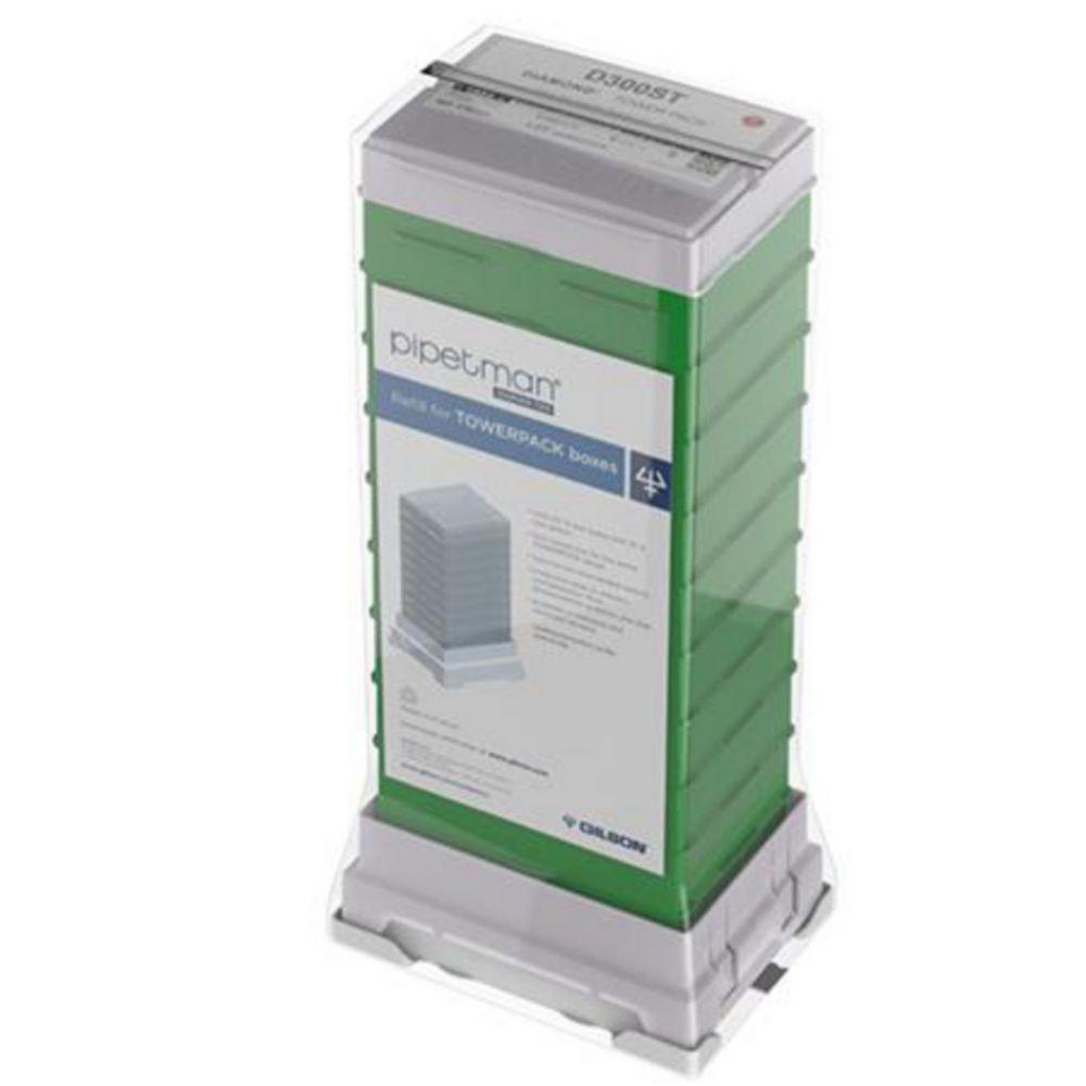 GILSON Pipet Tips DL 300ST Tower Pack Sterile, Refill Pack, Pack of 960