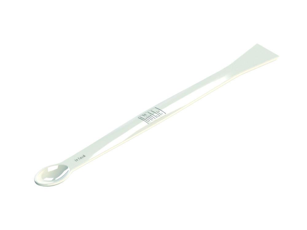 Bürkle LaboPlast Spoon Spatula, PS Spoon 0.5ml, Spatula 17mm, Single Packed, Gamma Sterilised, Pack of 100