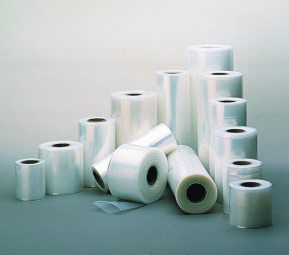 Plastic film 150x0,10 mm tubular, transparent in rolls of 250 m