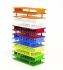 Thermo Nalgene Unwire™ Test Tube Rack – 6 x 12 Array, 13 mm Tube Diameter, Orange